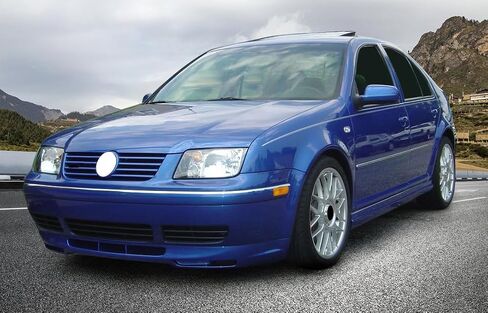 Front Bumper Lip Compatible with 1999-2005 Volkswagen Jetta, GLI Style Black PU Front Lip Finisher Under Chin Spoiler Add On by IKON MOTORSPORTS, 2000 2001 2002 2003 2004 in Saudi Arabia