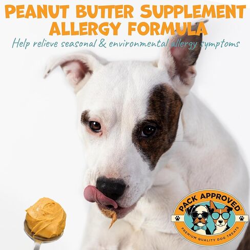Dog Peanut Butter - with Prebiotic and Probiotic for Dogs to Boost Gut Health - Supports Digestive Support and Immune Support - Peanut Butter Treats - Gut Health (8.46oz) in Kuwait