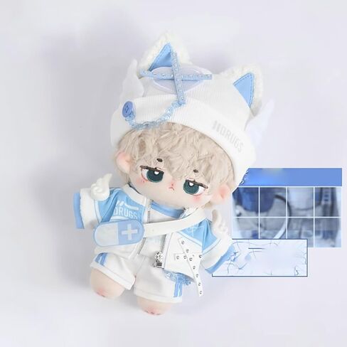 Niannyyhouse 10cm 20cm Doll Doll Cloth Airs Cat Hat Coat T-Shirt Pants Backpack 8in fucked Dolled Dressup (20cm) in Kuwait