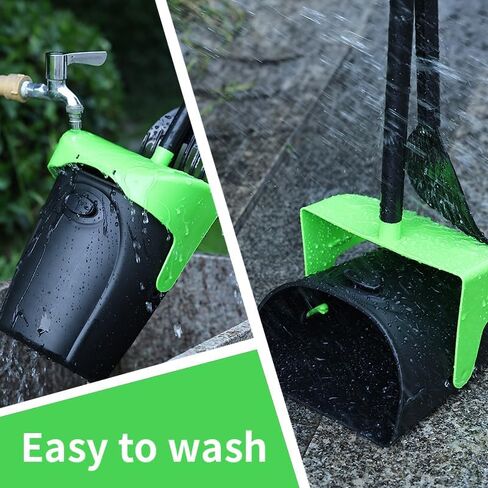 Pooper مغرفة كبيرة ذات رائحة دوارة ذات ريشة مع 160 كيس نفايات ، مغرفة الكلب الثقيل مع مرفق كيس للساحة ، مقبض طويل المقبض مع غطاء للكلاب الصغيرة الكبيرة المتوسطة الصغيرة in Kuwait