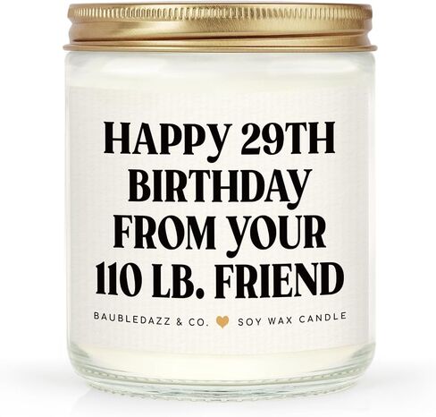 Baubledazz Funny Best Friend Friend Higds for Women- Handmender Lavender Soy Candle- Happy 30 ، 40 ، 50 ، 60 ، 70th for Women ، Friend ، Her ، Bestie (7oz) in Kuwait