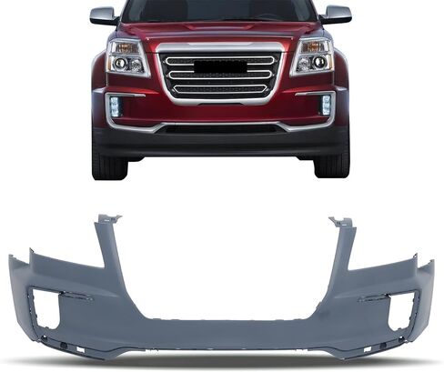 Front Bumper Cover Replacement for Terrain SLT Denali 2016 2017 Replacement for GM1014122 84243275 with Fog Lamp in Saudi Arabia