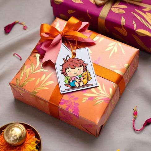 Rakhi/Rakhi من أجل الأخ/Rudraksha Rakhi/Ganesh Laxmi Coin Gift Premium Rakhi/Rakhi Bracelet/Rakhi for Brother and Bhabhi/Rakhi in Kuwait