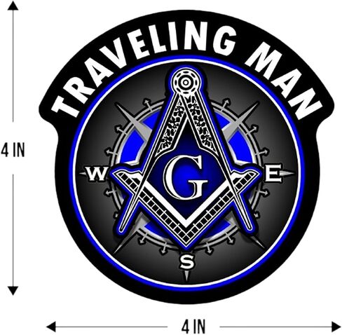 2 حزمة السفر رجل Shriner Compass Mason Masonic Freemason G ملصقات ملصق - 4 بوصات - ملصقات ماسونية لسيارة شاحنة السيارة سيارات الدفع الرباعي فان نافذة الوفير الجدار الكمبيوتر اللوحي. in Saudi Arabia