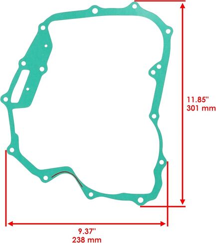 Caltric Clutch Gasket Compatible with Honda Trx400Fw Fourtrax Foreman 400 4X4 1995-2003 in Saudi Arabia