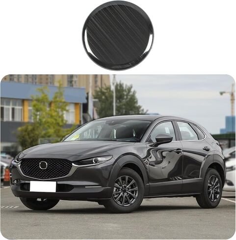 Car Accessories Fit for Mazda CX-30 CX30 2020 2021 2022 2023 2024 Central Console Gear Shift Panel Rotary Switch Cover Trim (Brushed Black Style) 1PCS Stainless Steel in Saudi Arabia