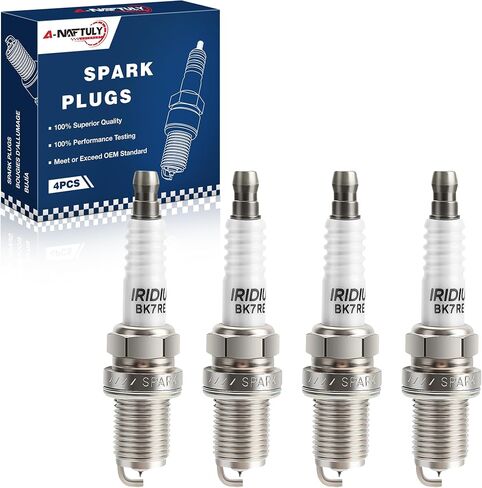 PLUTS IRIDIUM Spark Plugs 4 Pack 6988 BKR7EIX-11 متوافق مع Honda Civic L4 1.8 2006 2007 2008 2009 2010 2011 ، S2000 2000-2009 ، Acura RSX 2002-2006 ، CSX 2007-2010 استبدال XP3922 ، 99906910X9030 in Saudi Arabia
