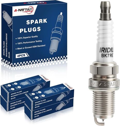 PLUTS IRIDIUM Spark Plugs 4 Pack 6988 BKR7EIX-11 متوافق مع Honda Civic L4 1.8 2006 2007 2008 2009 2010 2011 ، S2000 2000-2009 ، Acura RSX 2002-2006 ، CSX 2007-2010 استبدال XP3922 ، 99906910X9030 in Saudi Arabia