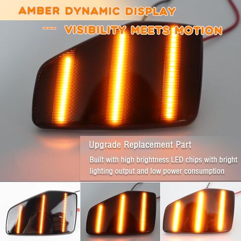 LED الأمامي الأمامي علامة الجانبية الخفيفة مصباح الإشارة لعنبر لاعبين هاممر H3 2006-2010 H3T 2009-2010 استبدال تقليم OEM ، مصابيح العلامات الجانبية المدخنة العدسة ، 2 مساءً in Saudi Arabia