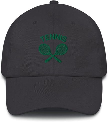 Tennis Hat, Embroidered Tennis Rackets Sun Cap Men Women Dad Hat Mom Trucker Embroidery Hat in Saudi Arabia