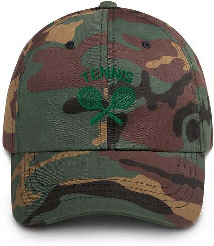 Tennis Hat, Embroidered Tennis Rackets Sun Cap Men Women Dad Hat Mom Trucker Embroidery Hat in Saudi Arabia