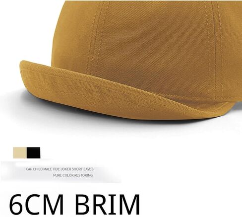 XXL Up-Turn Short Brim Baseball Cap for Men Short Bill Trucker Hat Casual Peaked Cap in Saudi Arabia