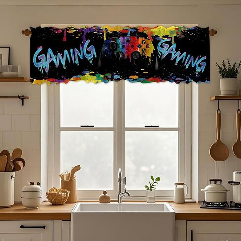 54x18 بوصة ملونة تلوين نافذة تلوين معالجة فالنس ألعاب وحدة تحكم المطبخ انقطاع الستائر الحمام غرفة نوم غرفة المعيش in Kuwait