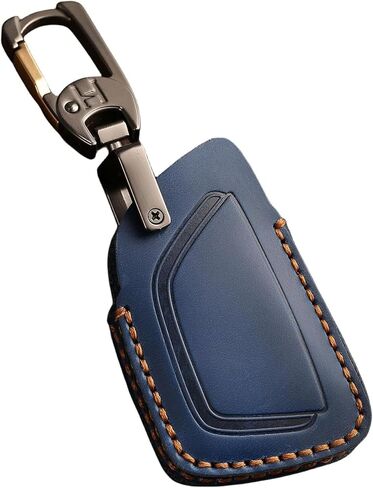 Premium Leather 5-Button Key Fob Cover for Honda Prologue 2024 2025, Compatible with Acura ZDX 2024 2025 Remote Key Holder Case Accessories (Black) in Kuwait