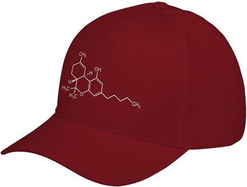 Indica Plateau THC Molecule Adjustable Unisex Baseball Cap in Saudi Arabia