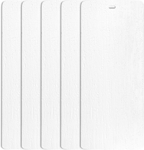 Dalix Rustic White Bertical Slats Slats استبدال 94.5 "نافذة عالية 5 حزمة in Saudi Arabia