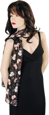 Cute Snowmen Christmas Holiday Scarves in Saudi Arabia