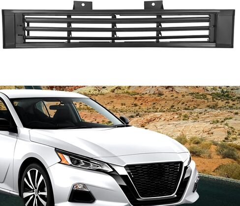 KUAFU Active Grille Shutter Compatible with 2019-2022 Nissan Altima - Replacement for 623306CA0C NI1206106 Lower Radiator Shutter Assembly - Plastic Nylon Black Bumper Grill in Saudi Arabia
