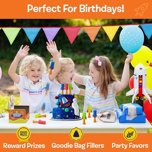 قفز Rockets Light Up Poppers - Spring Launcher Lade Toys for Kids - Favors Party ، وجائزة المدرسة ، وحشو حقيبة Goodie ، وتفوق على أعياد الميلاد - ألعاب الأولاد والبنات ، وحزمة 24 in Kuwait