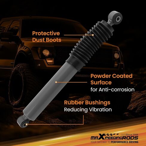 maXpeedingrods Steering Stabilizer for Jeep Wrangler JT Jeep Gladiator JL 2018-2025, G1 Version in Saudi Arabia