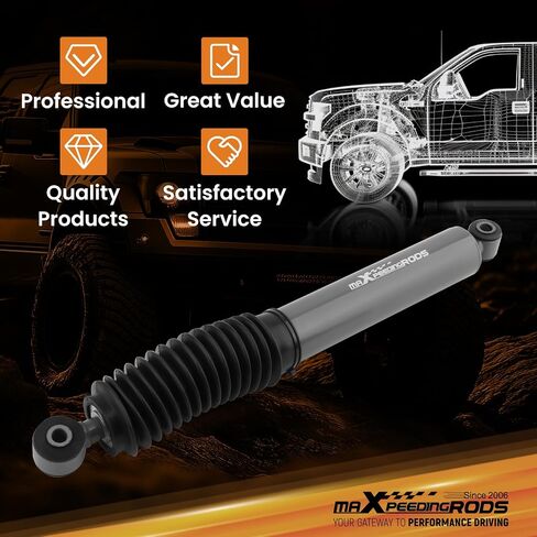 maXpeedingrods Steering Stabilizer for Jeep Wrangler JT Jeep Gladiator JL 2018-2025, G1 Version in Saudi Arabia