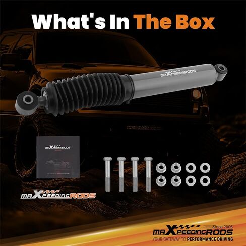 maXpeedingrods Steering Stabilizer for Jeep Wrangler JT Jeep Gladiator JL 2018-2025, G1 Version in Saudi Arabia