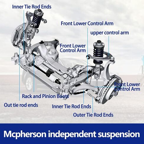 14 PCS ذراع التحكم في التعليق الأمامي مع end ind end ind ind ind ind end end end swaybar end lection for 2011-2014 Chrysler 300 ، 2011-2019 Dodge Charger ، 2011-2019 Dodge Challenger in Kuwait