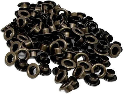 YiiSeeJo 200 Pcs 1/8 Inch (3mm) ID Grommets Eyelets, Metal Grommet Kit Hole Self Backing Eyelet for DIY Holster, Sheath Making, Clothes (Gold) in Kuwait