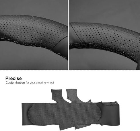 MEWANT for Prius Steering Wheel Steering Wrap for Toyota Prius 4 / Prius Prime/Mirai Hand-Stitched in Saudi Arabia