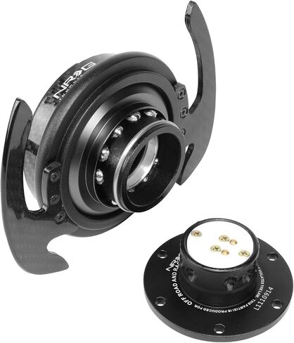 NRG Innovations SRK-700CF-1 GEN 4.0 CORBON LIVE TEERINGER ADAPTER QUICE مع البراغي ومفتاح Allen ، 6 × 70 مم / 6 × 74 مم بول in Saudi Arabia