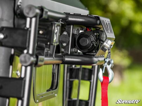 Superatv Game Loader Rack مع Winch 500 رطل لـ Can-Am Defender | يتضمن 2 مصابيح مكعب | ملحق الصيد النهائي | بناء الصلب القوي | تحسين المنفعة والمتانة in Kuwait