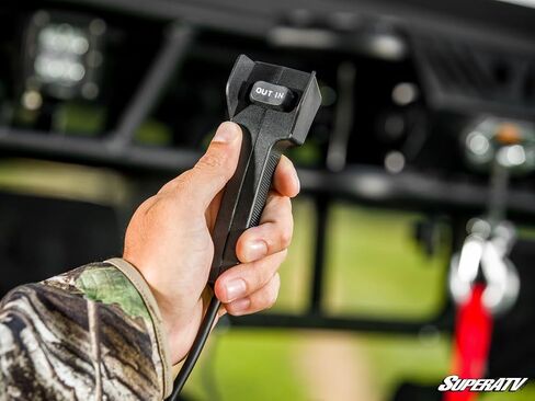 Superatv Game Loader Rack مع Winch 500 رطل لـ Can-Am Defender | يتضمن 2 مصابيح مكعب | ملحق الصيد النهائي | بناء الصلب القوي | تحسين المنفعة والمتانة in Kuwait