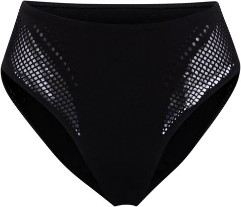 Wolford Zone Beach Brief for Women Bikini Bottom Mid-Rise Silhouette Moderate Back Coverage Shaping Technology in Saudi Arabia