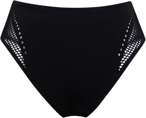 Wolford Zone Beach Brief for Women Bikini Bottom Mid-Rise Silhouette Moderate Back Coverage Shaping Technology in Saudi Arabia