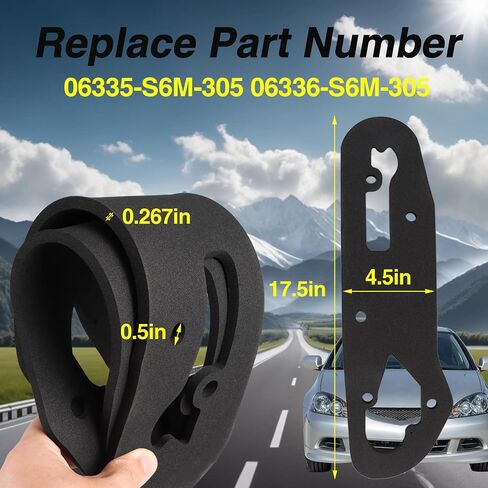 FUSCH New Pair Tail Light Foam Gaskets Compatible with 2005 2006 RSX Replace#: 06335-S6M-305 06336-S6M-305 in Saudi Arabia