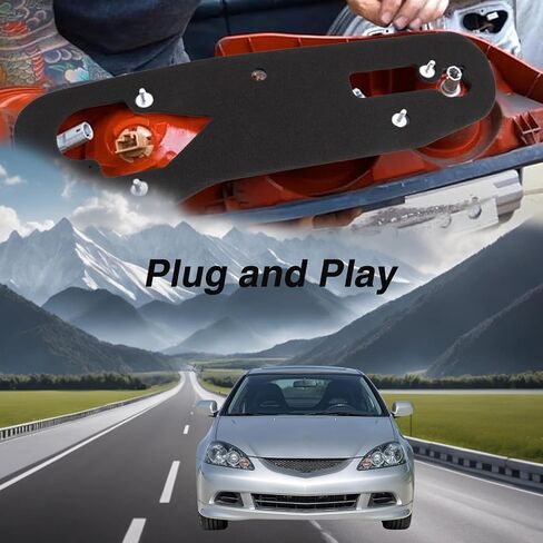 FUSCH New Pair Tail Light Foam Gaskets Compatible with 2005 2006 RSX Replace#: 06335-S6M-305 06336-S6M-305 in Saudi Arabia
