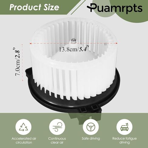 HVAC Blower Motor Compatible with - Chevy, Pontiac Vehicles - Caprice 2011-2017, SS 2014-2017, G8 2008-2009 - Replace# 92191993 in Saudi Arabia