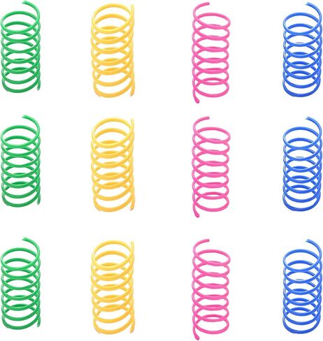 Sungrow Cat Coil Springs ، الترفيه القطط للقطات الداخلية والبلاستيك والأنبوب الأسلاك الملونة المنسوجة ، حلامة تفاعلية للحيوانات الأليفة ، أداة النشاط ، مستلزمات Cat وملحقاتها ، 30 جهاز كمبيوتر شخصي لكل حزمة  in Kuwait