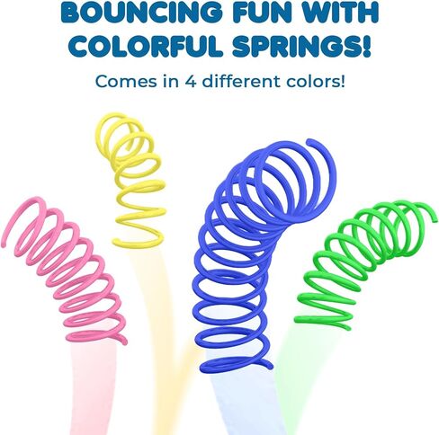 Sungrow Cat Coil Springs ، الترفيه القطط للقطات الداخلية والبلاستيك والأنبوب الأسلاك الملونة المنسوجة ، حلامة تفاعلية للحيوانات الأليفة ، أداة النشاط ، مستلزمات Cat وملحقاتها ، 30 جهاز كمبيوتر شخصي لكل حزمة  in Kuwait