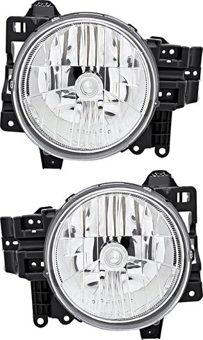 For Toyota FJ Cruiser Headlights Lamps Set 2007 2008 2009 2010 2011 2012 2013 2014 Halogen Driver and Passenger Side in Saudi Arabia