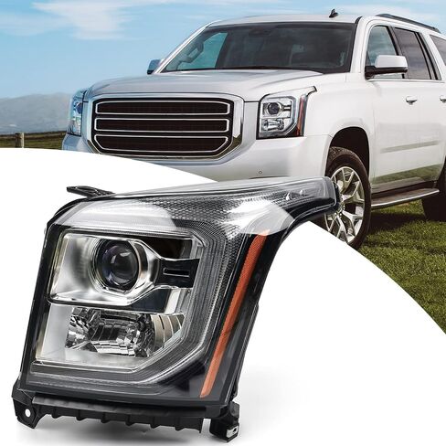 Fione - لـ GMC Yukon/Yukon XL Assembly Assembly 2015-2020 Right Rased Side President Halogen 84155710 GM2503409 RH in Kuwait