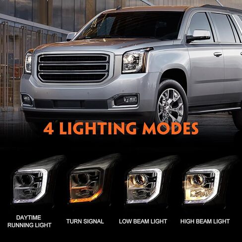 Fione - لـ GMC Yukon/Yukon XL Assembly Assembly 2015-2020 Right Rased Side President Halogen 84155710 GM2503409 RH in Kuwait