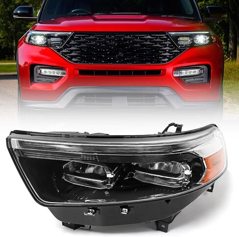 مجموعة مصباح LED LED متوافق مع Ford Explorer XLT/Limited 2020 2021 2022 Side Driver LED LH LH LH LH in Saudi Arabia