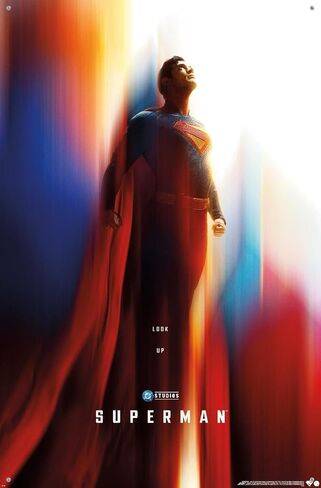 Trends International DC Comics Superman (2025) - Superman Teaser One Sheet Wall Poster with Push Pins, 34L x 22.4W, Poster & Push Pin Bundle in Saudi Arabia