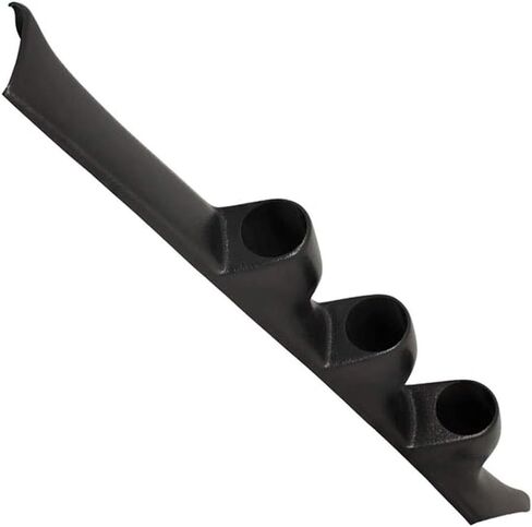 GlowShift Black Triple Gauge Gauge Pod متوافق مع Honda Civic 1992-1995-ABS Plastic-Mounts (3) 2-1/16 " in Saudi Arabia
