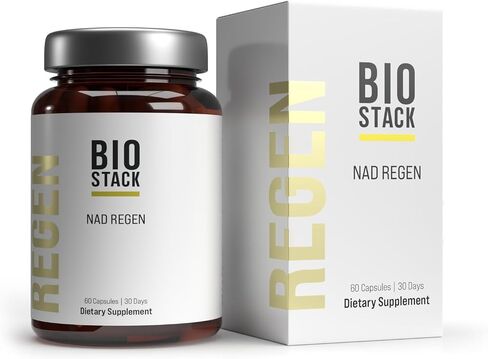 NAD Regen ، NAD+ مكملات لمكافحة الشيخوخة مع النياسيناميد ، Spermidine و Resveratrol (30 حصص) in Kuwait