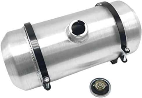 JSD Universal Aluminum Gas Tank 3 8/9 Gallon 8x18 With With Internal Baffle Center Fill 1/4 NPT Outlet in Saudi Arabia