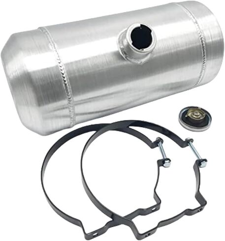 JSD Universal Aluminum Gas Tank 3 8/9 Gallon 8x18 With With Internal Baffle Center Fill 1/4 NPT Outlet in Saudi Arabia