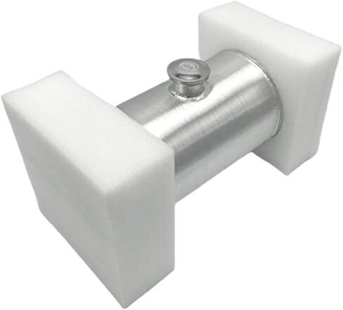 JSD Universal Aluminum Gas Tank 3 8/9 Gallon 8x18 With With Internal Baffle Center Fill 1/4 NPT Outlet in Saudi Arabia