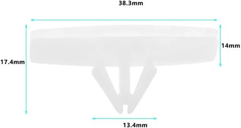 6pcs Universal Car Fender Flare Rocker Mabling Clip Push Retainer Pin Hackers for JL JT Abortible in Saudi Arabia
